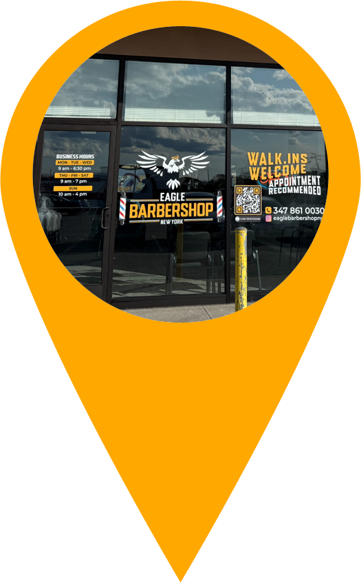 Eagle Barbershop store marker